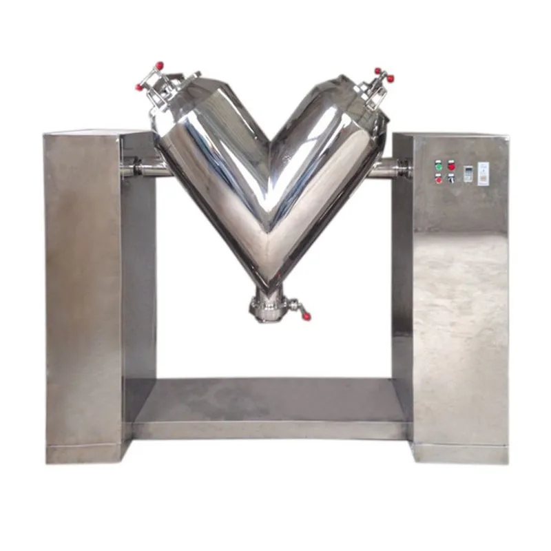 V-образный фармацевтический молочный пищевой аппарат для смешивания сухого порошка Миксер для порошка