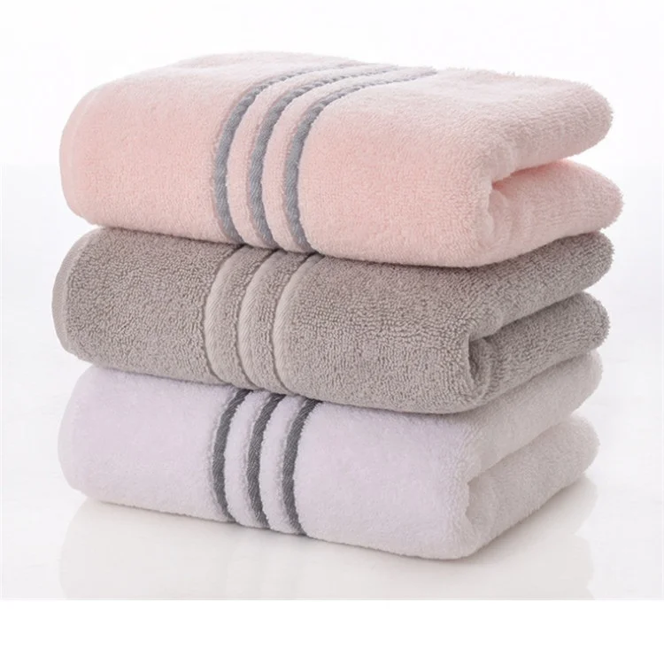 Custom Logo Bathroom Hotel Face Towels Bath 100% Cotton Bath Towel