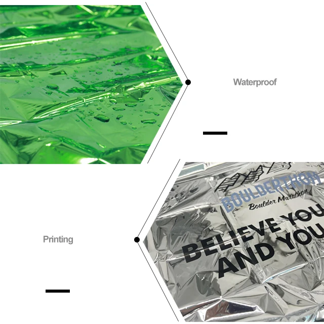 Mylar Тепловая палатка из фольги для активного отдыха палатки выживания