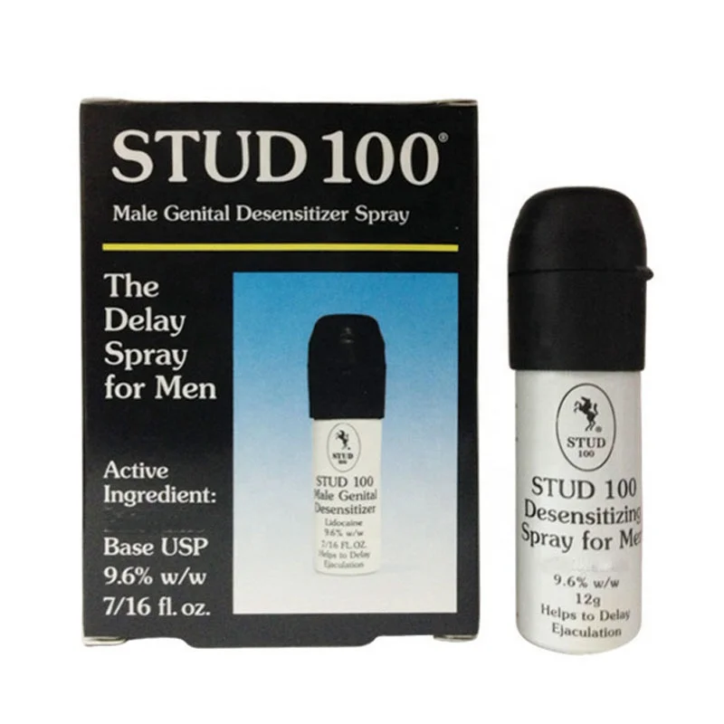 
STUD 100 delay spray black male genital desensitizer 