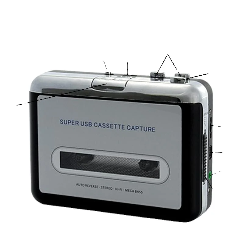 Portable Cassette player Recorders Tape USB Cassette Player  to MP3  converter