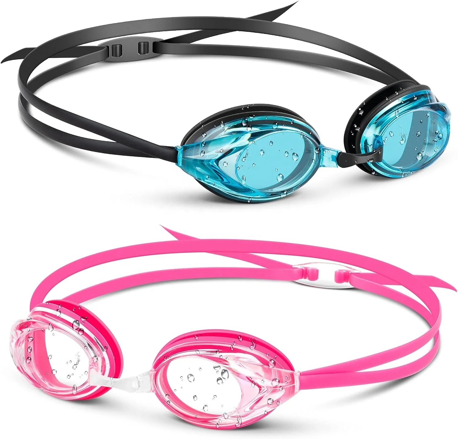 Amazon hot selling Anti Fog Swim Goggles Clear No Leaking UV protection wide vision Swimming Goggles for Adult Men Women