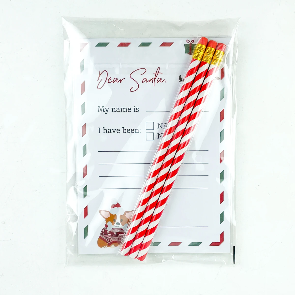 Writing Kit  Stationary Letter Kit with Sticker Letter To Santa christmas letter set