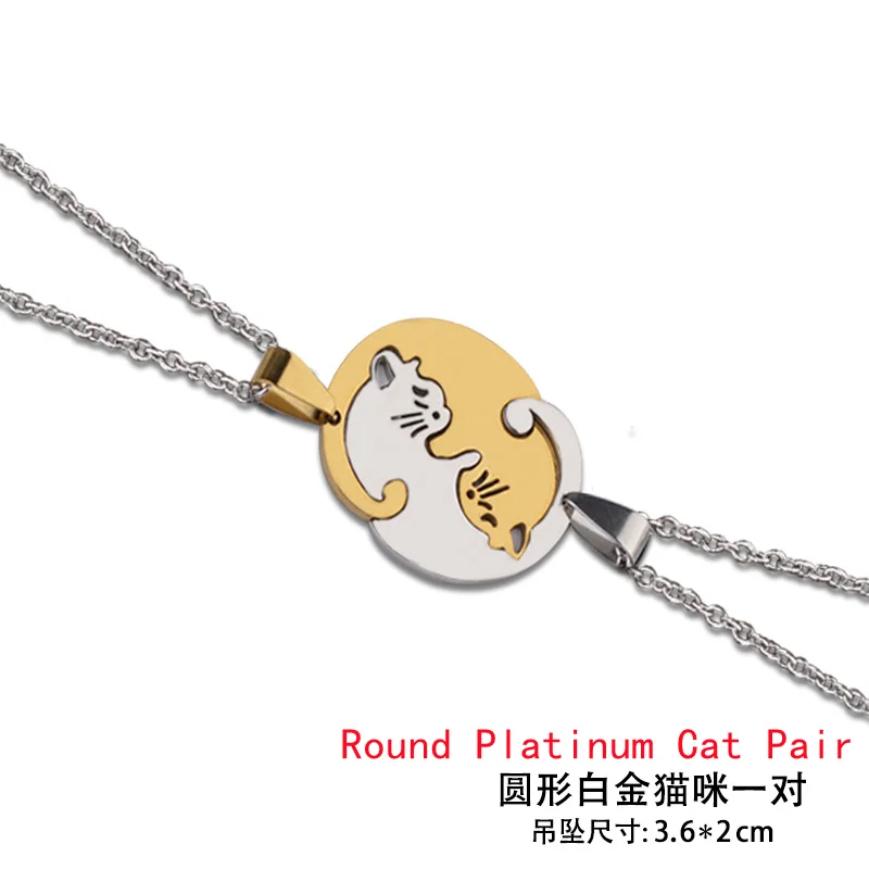 Europe and the United States fashion heart shaped pendant necklace Tanabata Festival gift necklace manufacturers direct sales