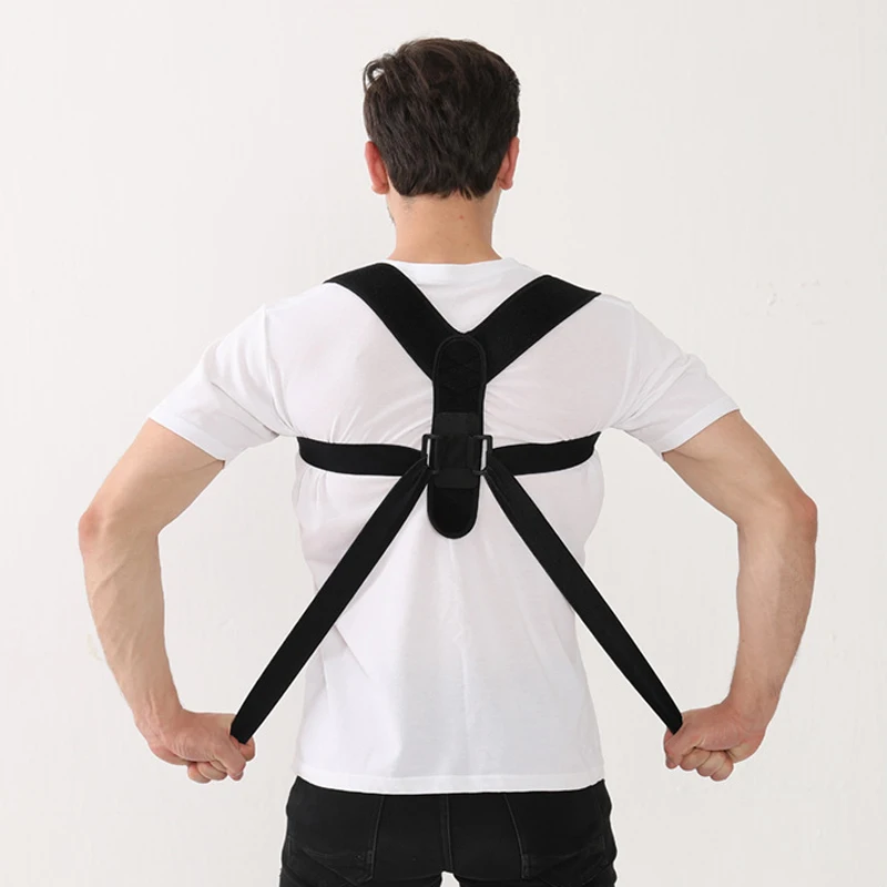Hot selling improved adjustable back posture corrector for women and men lower back