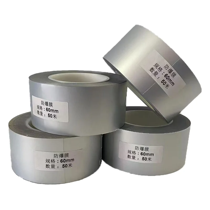 Special treatment explosion-proof film grey color corrugated box film for corrugated box bursting line