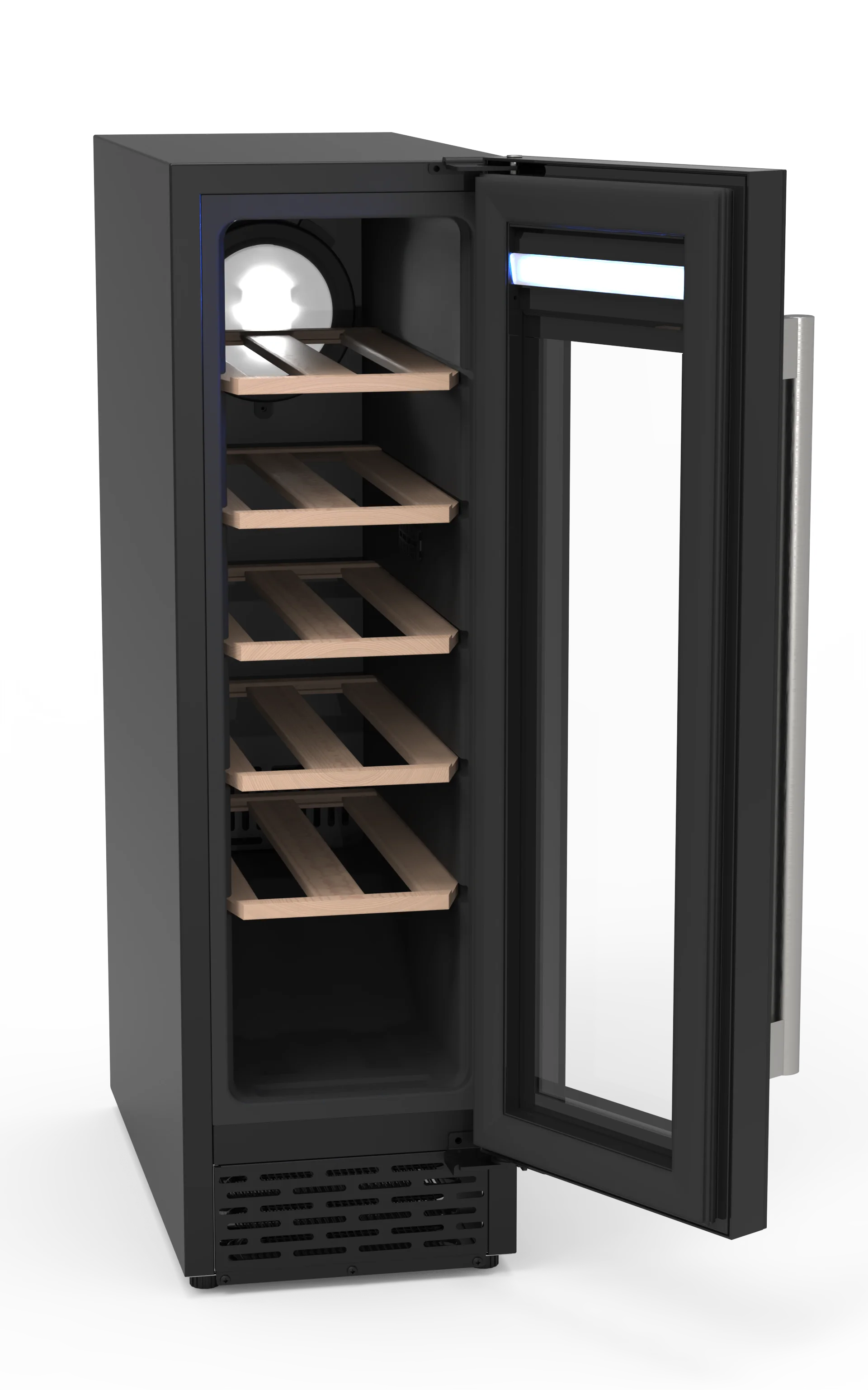 Customized 12 Bottles Compressor Humidity Control Wine Refrigerator/Cooler