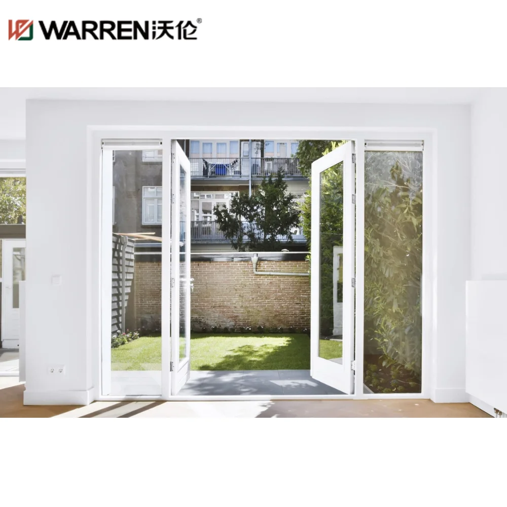 Warren 48x80 французские двери поставщик черные алюминиевые окна и немецкий