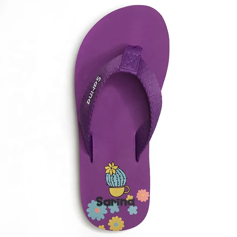Cute kids flip flops sandals lightweight thong sandals beach summer girls flip flops