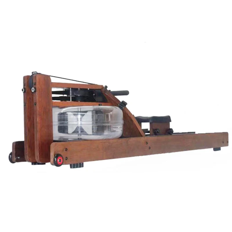 Gym Exercise Training Rower Machine Equipment for Sale Wood Unisex Universal Magnetic 1 Set Rowing Machine Wooden Bluetooth 35kg