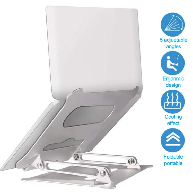 
2021new Aluminum Foldable Adjustable Notebook Monitor Laptop Stand Holder Laptop Stand 