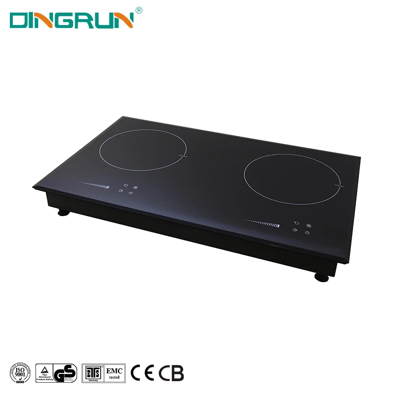 Современная индукционная плита с двойной горелкой 220 В, плита для индукционной плиты с кастрюлей