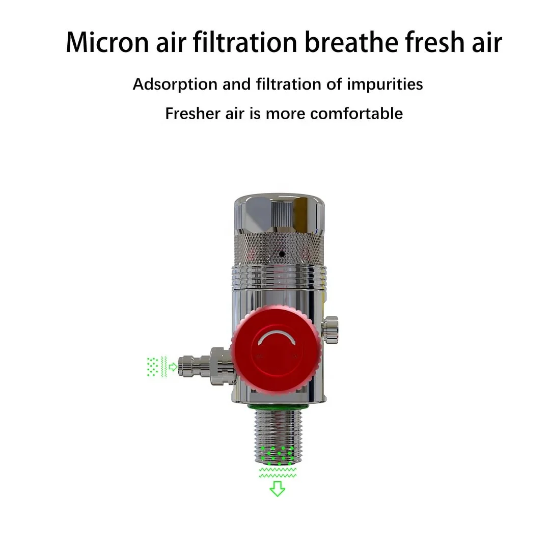 High-Pressure Scuba Tank Air Cylinder Pump Diving Goggles Tube Diving Mask with Oxygen Use
