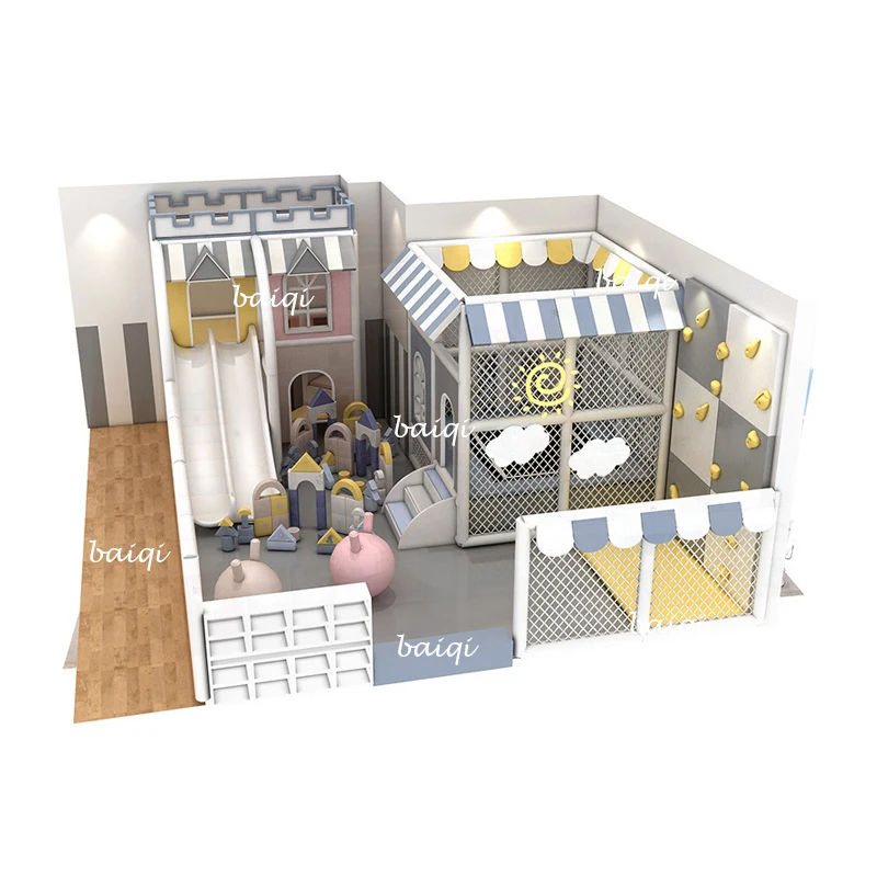 children playground Plastic Slide soft play equipment baby ball pool Kids Indoor Playground Play Center Manufacturer