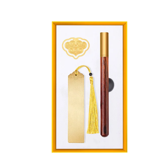 Chinese style corporate promotional gift set with notebook wood pen usb flash drive bookmark wholesale return gifts souvenirs