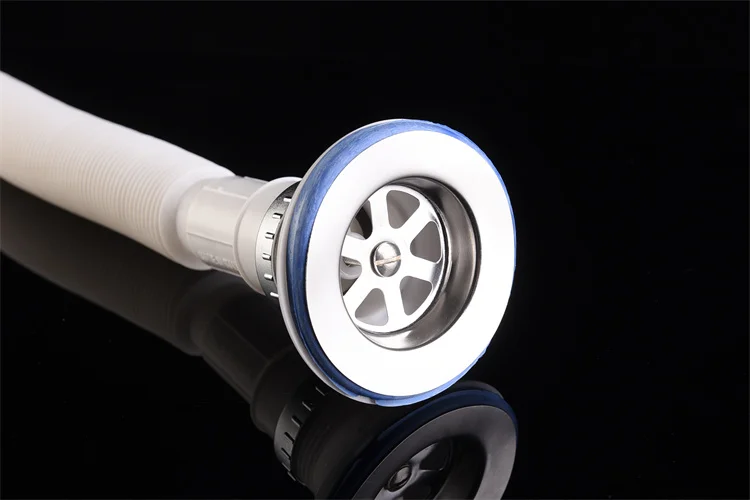 PP Deodorant Plastic Flexible Sink Drainage Drain Pipe For Basin Pvc Drain Pipe