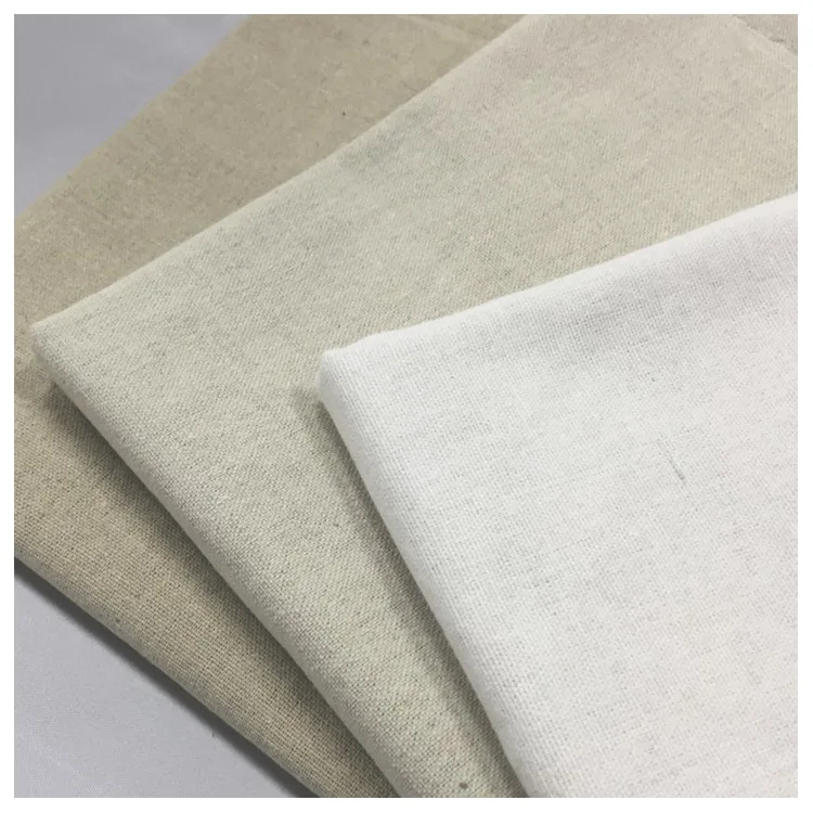 Linen cloth linen pure color cloth 270gsm curtain cloth tablecloth decorative sofacover DIY linen fabric