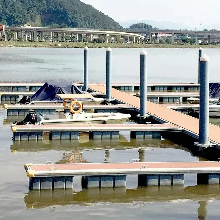 Aluminum Floating Platform with Decking Durable Aluminum Frame Pontoon Dock Sidewalk Bridge