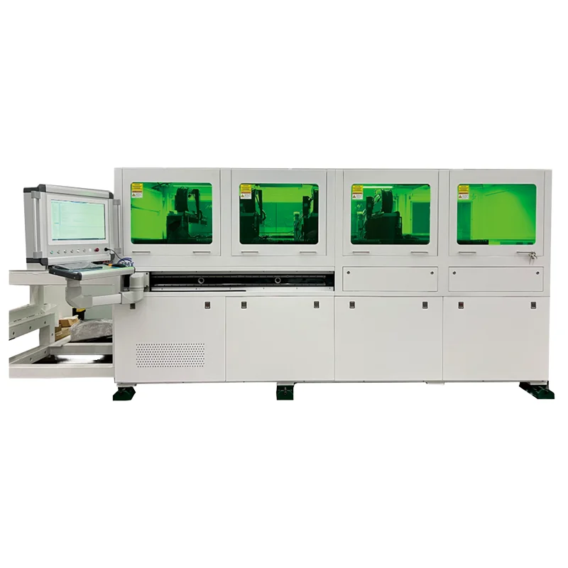 Dual-Drive Precision Laser Production Line Multi-Channel Asynchronous Gantry Sheet Metal New Automatic Raytools Laser Head Thk