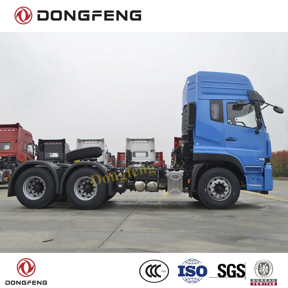 Dongfeng tractor truck with Cummins 400 HP engine Fast 12F&2R gearbox G.C.W 50 ton design semi truck tractor