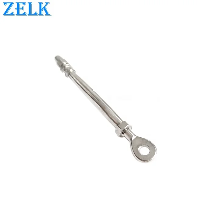 Electro Polished AISI304 316 Stainless Steel Eye Swageless Terminals Quick Attach Eye Turnbuckle