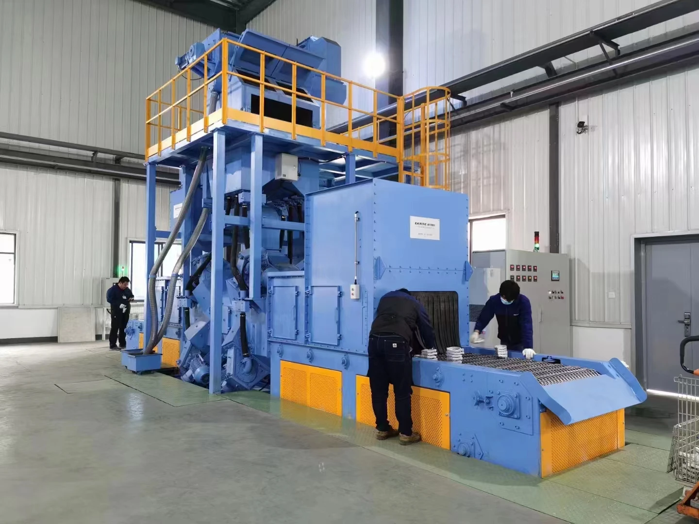 Batch Powder Coating Curing Oven for Steel Pipes Max Motor Power Time Warm Technical Air Sales Video Support Plant Walls Weight
