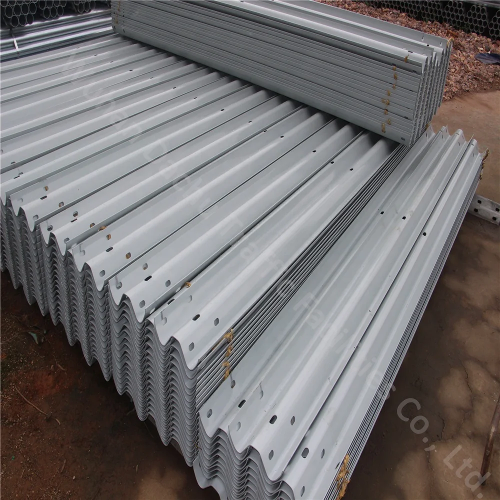 W Beam Guardrail  Hot-dip Galvanized Customized Surface  Highway Guardrails Factory Customized Guardrails