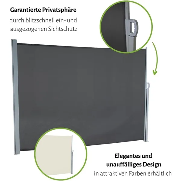 Outside standing Awning Retractable Awning Sun Protection Aluminium Awning Shade Sail