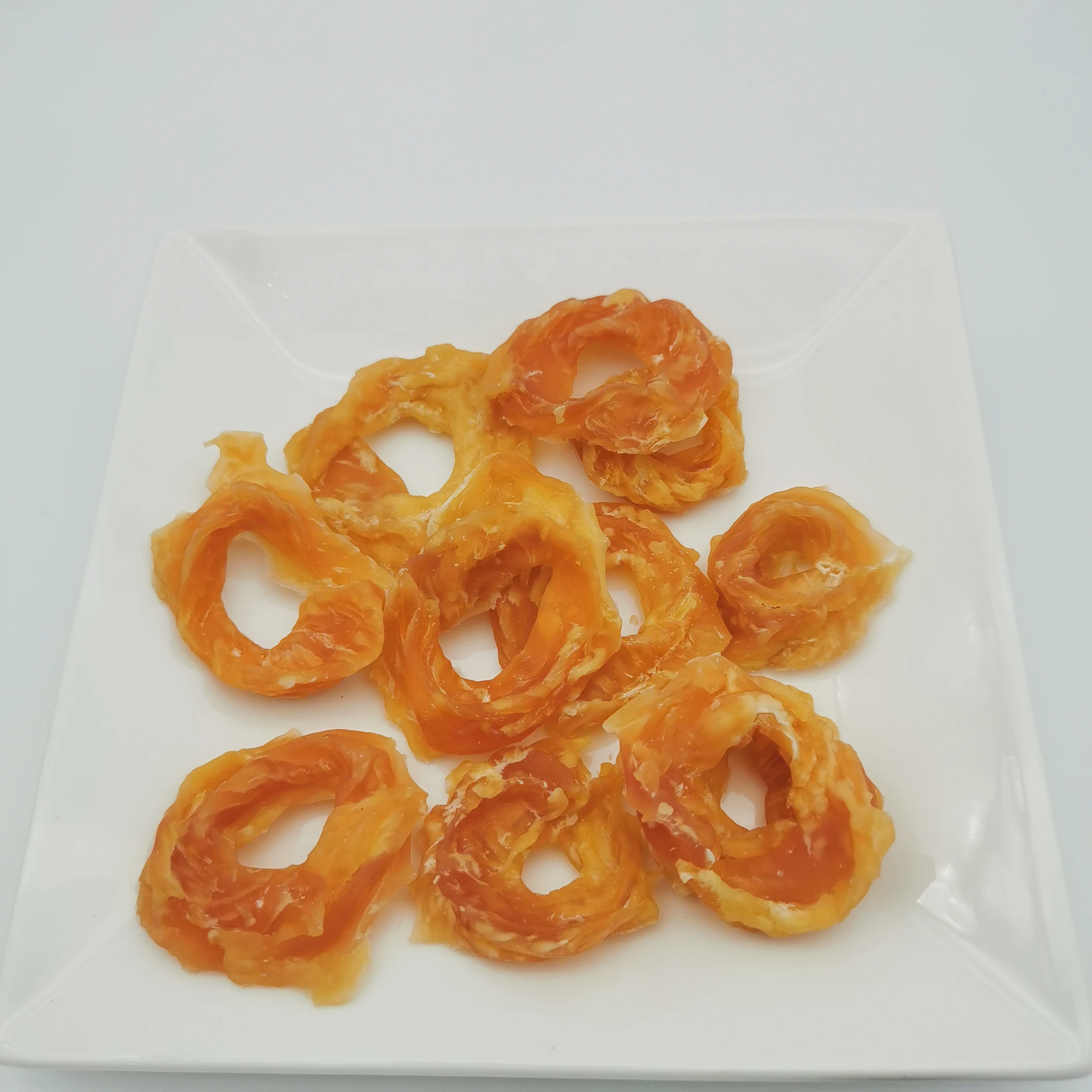 Low calories dog treats chicken ring private label pet snacks dog food supplier