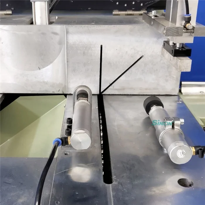 automatic nice window aluminum sawing machinery 45/90 with stable table