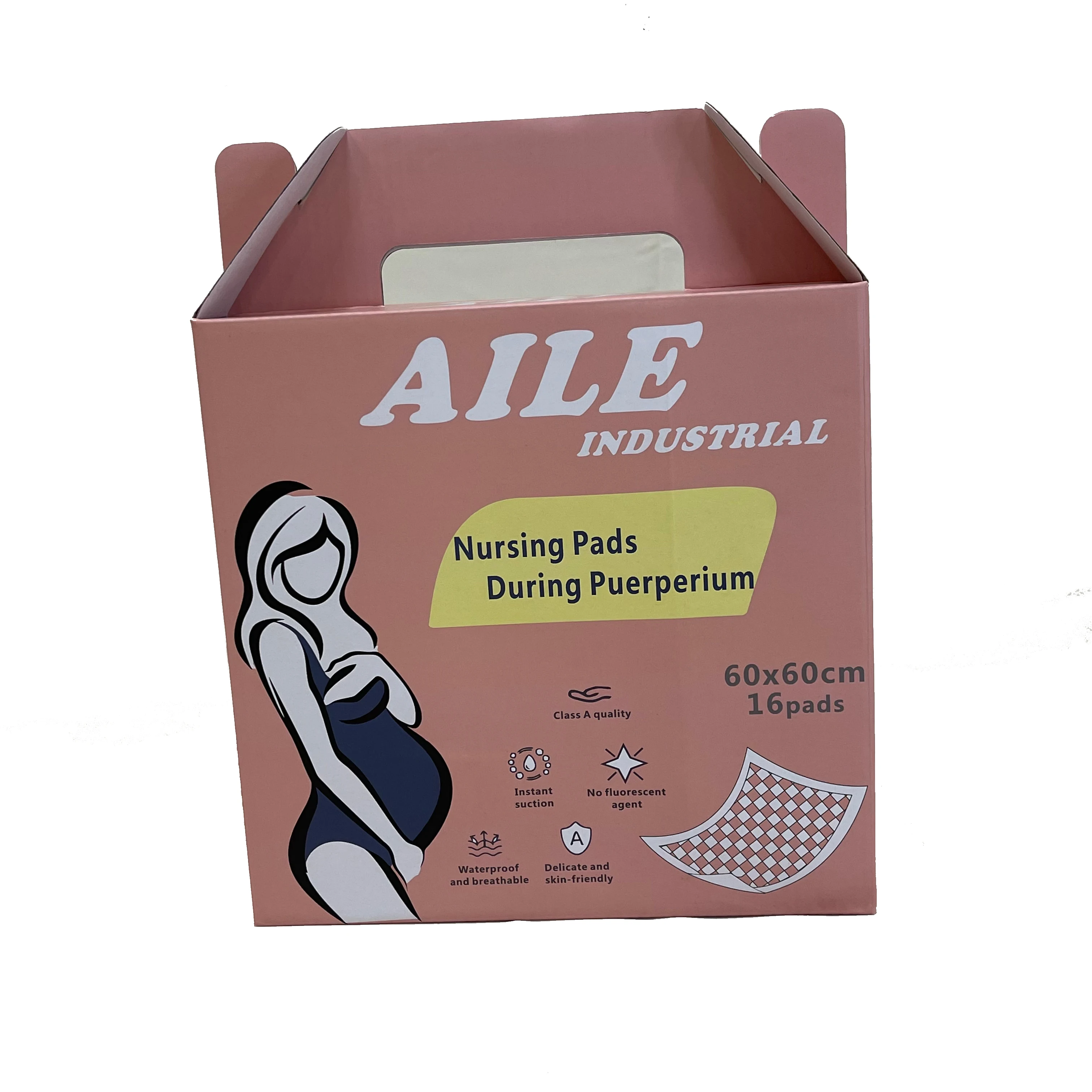 During puerperium No Leaking Insoluble in water Personal care postpartum care pad Maternity Pads