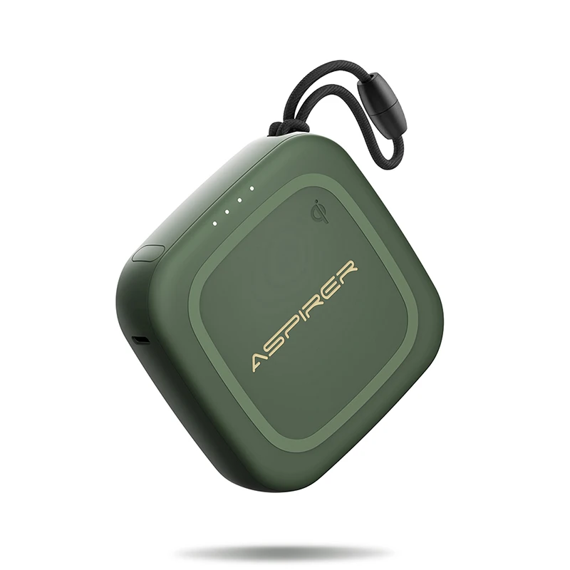  Fab-Chain хит продаж ремешок легко носить с собой QI QC 3 0 поддерживается 5 В/3A умный крепкий лучший PD Беспроводной внешний аккумулятор 10000 мАч