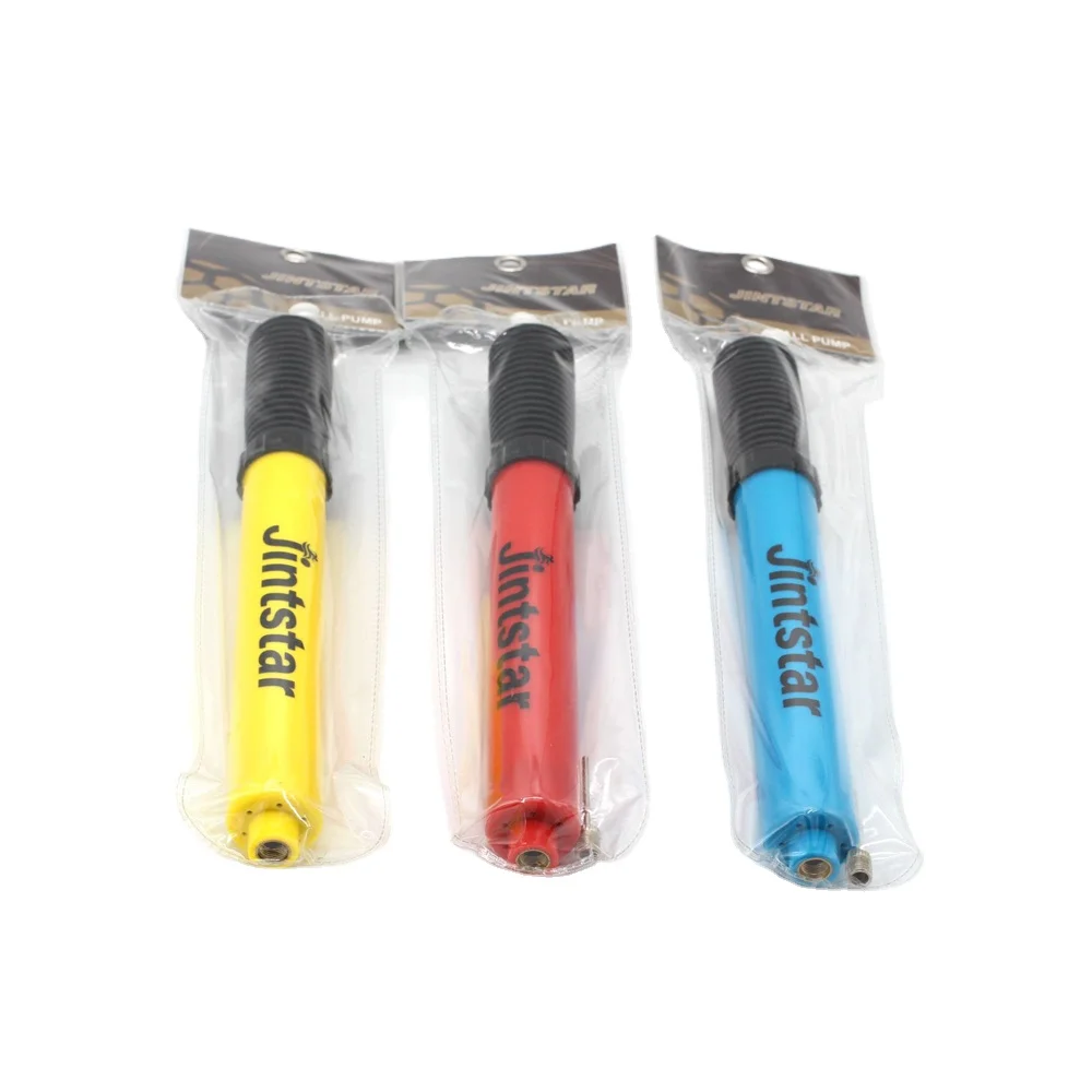 Пластиковый маленький ручной насос двойного действия, насос для баскетбола, волейбола, футбольного мяча