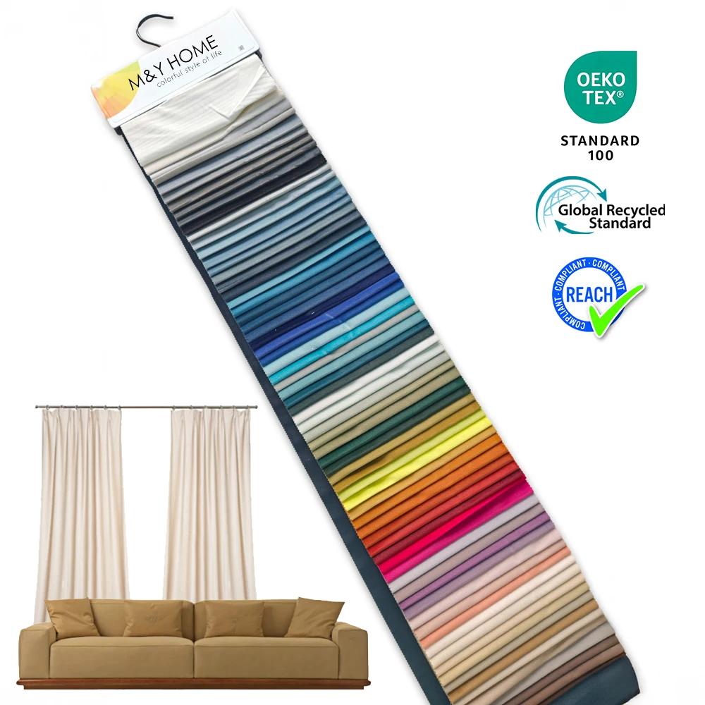 Wholesale Blackout Cotton Plush Velvet Curtain & Upholstery Fabric Yarn Dyed Silk Viscose Glitter Tulle Mesh Home Decor lining