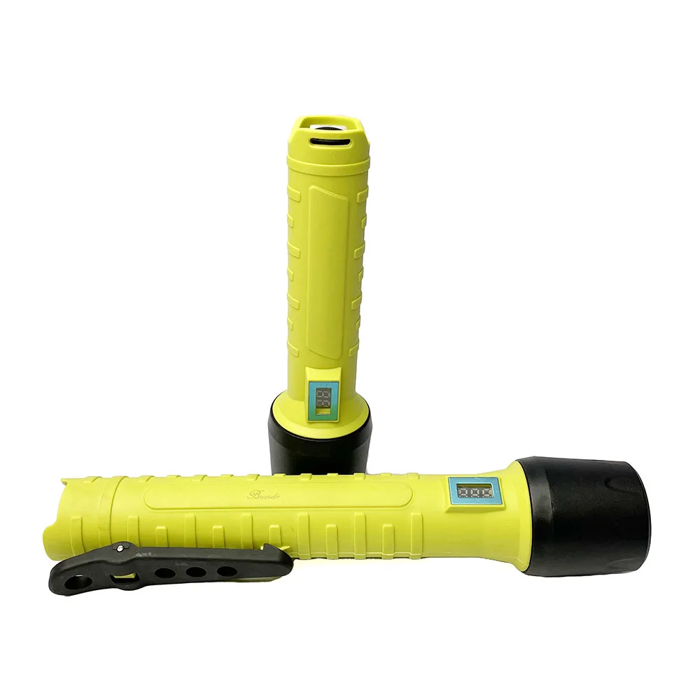 480lumens 18650 Li-ion battery rechargeable Flashlight USB magnetic Charger Waterproof Long Range LED Torch For Mining Tunnel