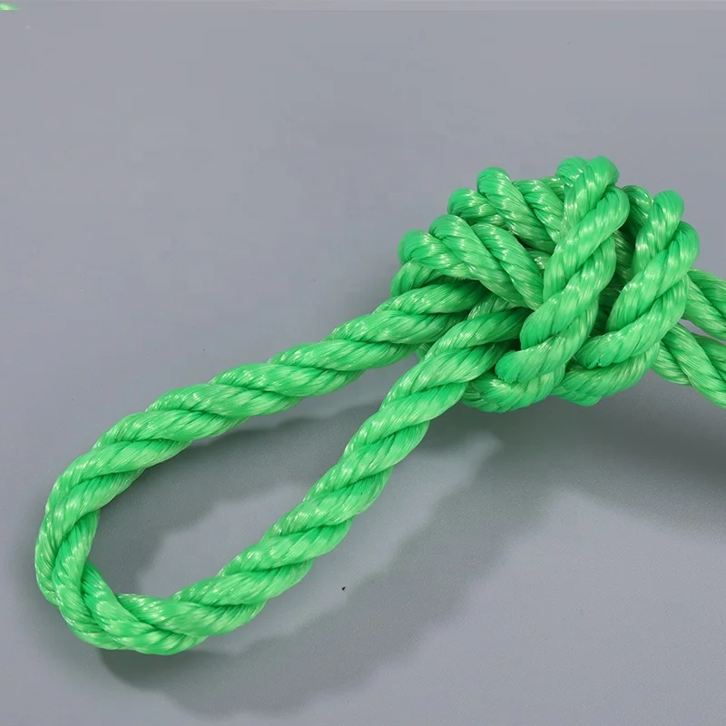 Stable performance plastic rope twine for bundling packaging