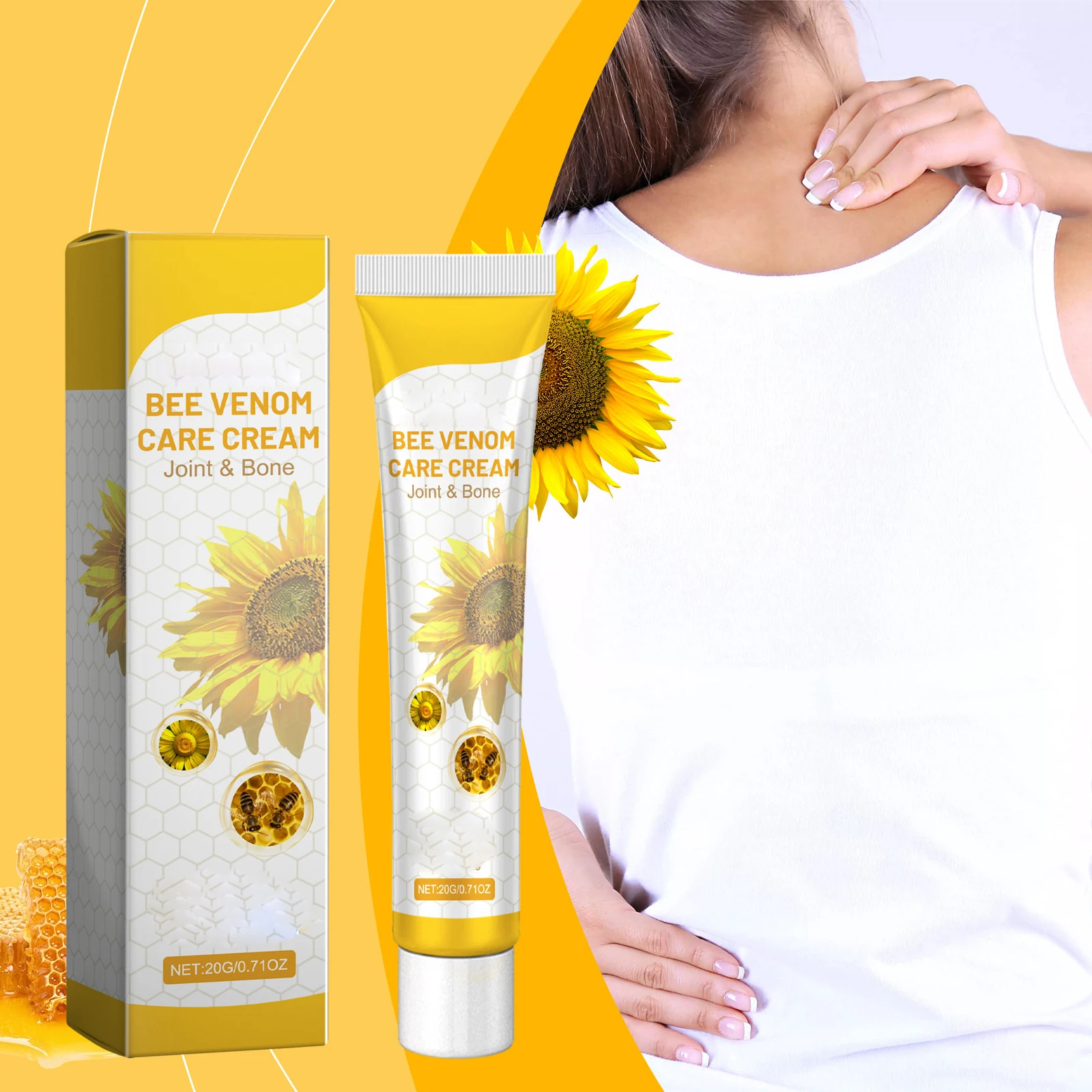 wholesale natural factory bee venom joint bone ointment knee pain relief cream