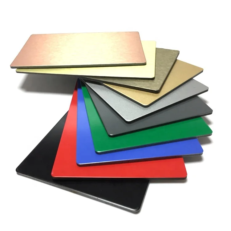 Building Boards Brushed Facade Panels for Buildings Exterior Alucobond Aluminum Composite Panel for Exterior Facades