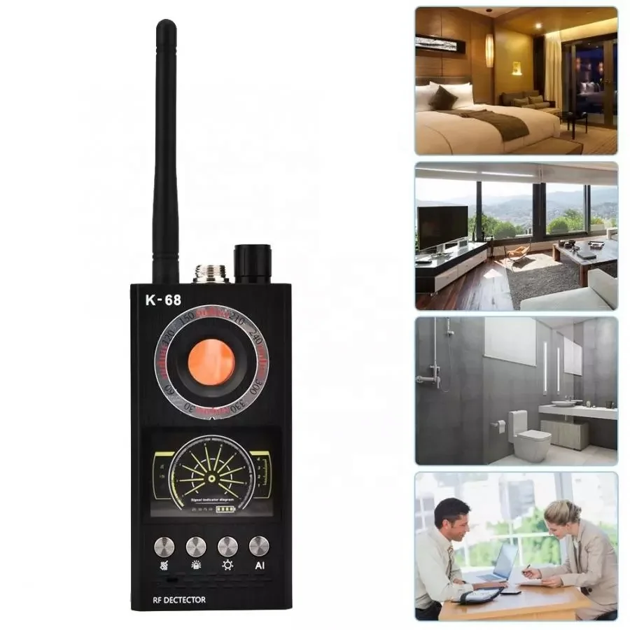 K68 top standard camera finder anti camera RF scanner anti bug detector upgrade RF singal camera detector