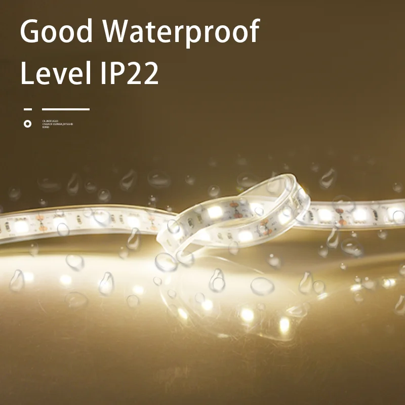 Customized 2300K/2700K/3000K/4000K/5000K 120 Beads SMD 2835 12V/24V Single Color Waterproof Led Light Strip