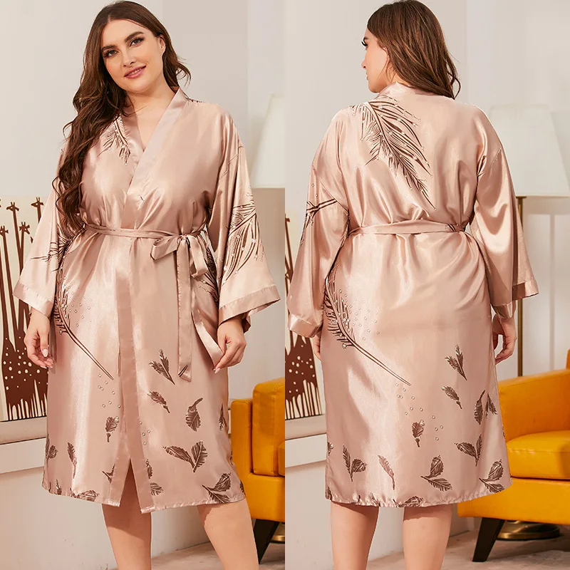 Satin Pyjamas OEM/ODM Factory Wholesale Robe Hot Sale Party Polyester Custom Silk Satin Plus Size Pajamas
