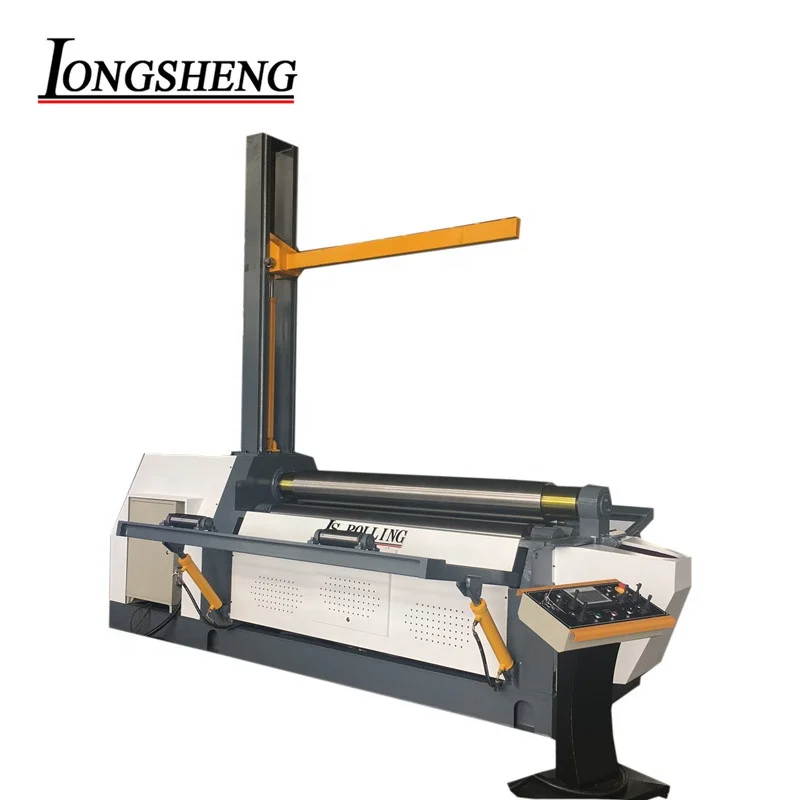 
W12 series CNC 4 roller rolls steel sheet metal hydraulic plate rolling machine automatic 4 roll bending machine 