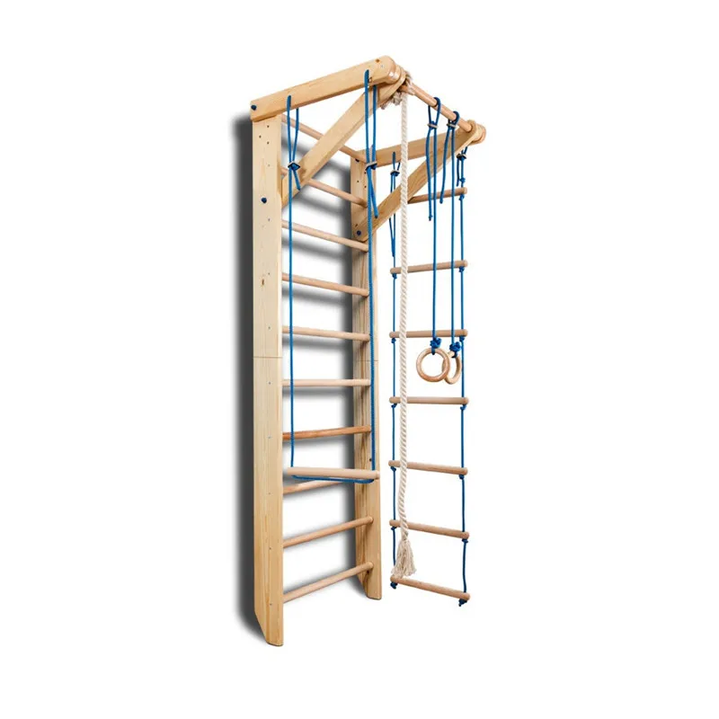 Wall Bars Wood Stall Bar Gym Gymnastic Climbing Swedish Ladder Home Gym Gymnastic Climbing for Kids