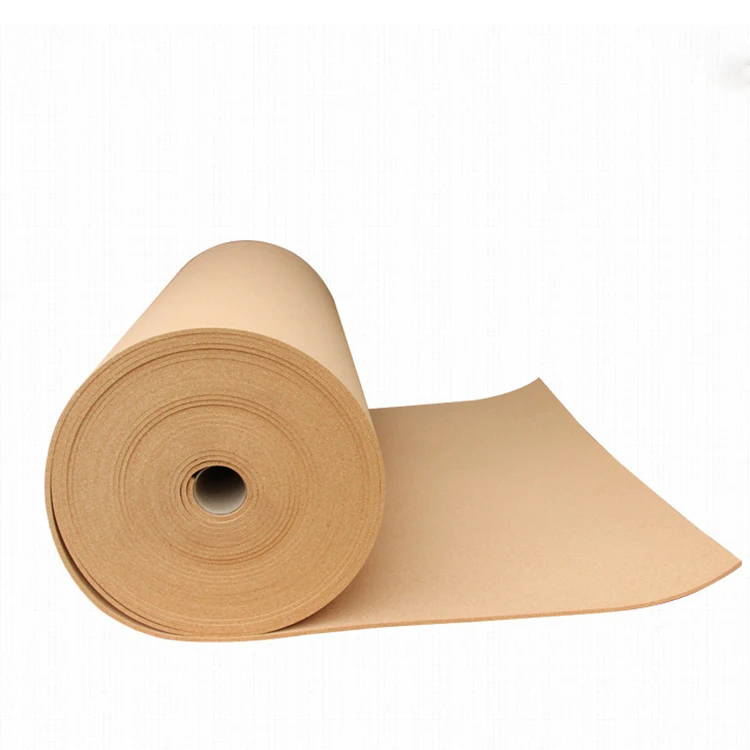 High Quality Portugal-imported Cork Roll Nature Color for Wall or Floor Wholesale Bulletin Board Cork Sheet Rolls