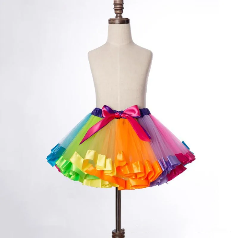 Wholesales Infant Girls Baby Dresses Skirts For Girls Support Custom Mesh Skirts Princess Party Tutu Dress Baby Skirts