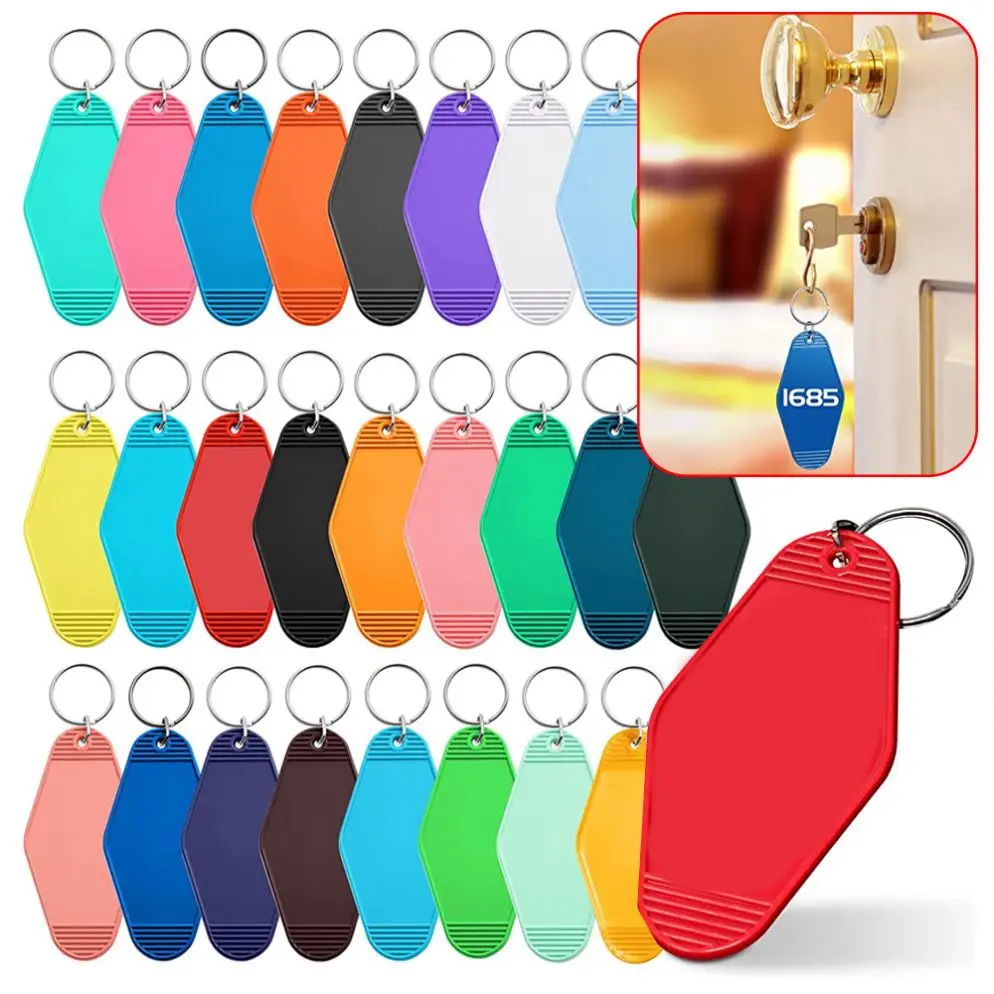 Custom acrylic key chain blanks motel keychain acrylic charm plastic hotel key tags plastic keytags key tags