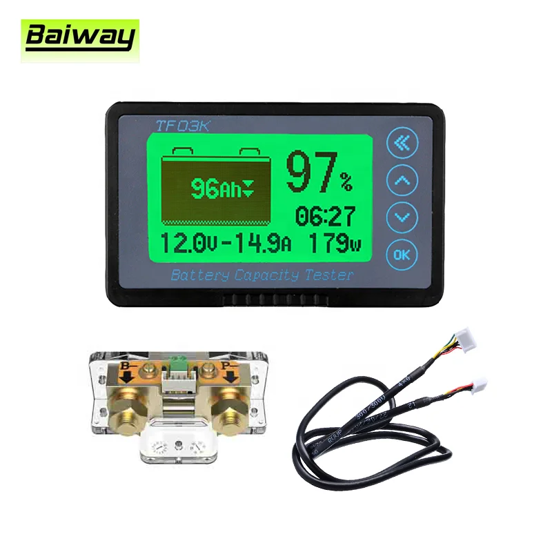 Baiway DC8-120V 350A батарея кулонометр TF03K Профессиональная точность Тестер автомобильного аккумулятора монитор для RV индикатор заряда