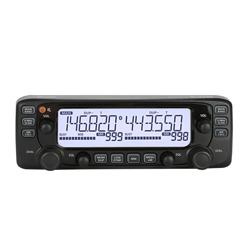 original made in Japan Icom IC-2730E/A VHF/UHF high power dual segment dual display transceiver 50km upgraded