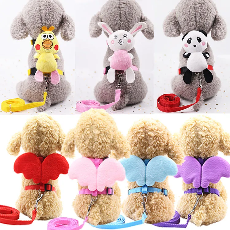 Clearance Spring/summer dog leash Cowboy outdoor chest strap Pet dog leash supplies Teddy cat four seasons available