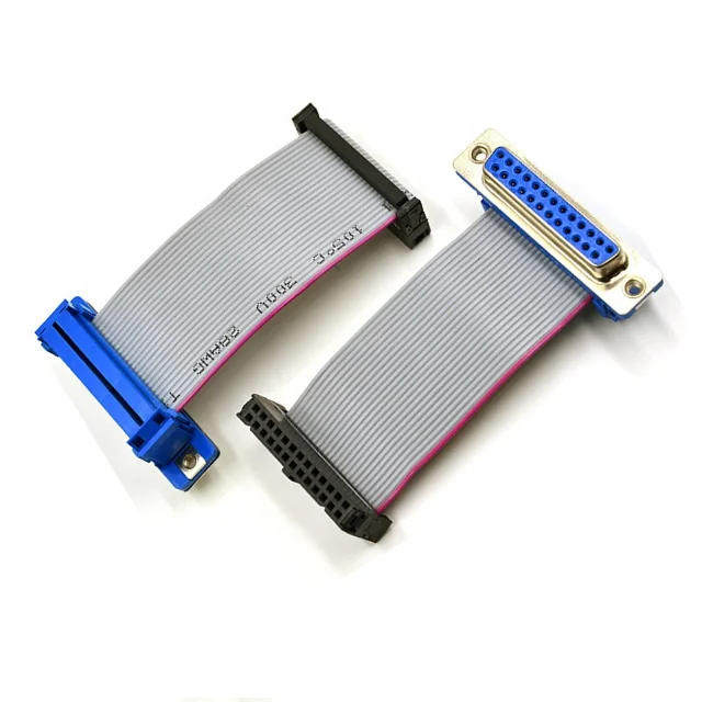 2 54 мм IDC к d-sub плоский кабель 2651 AWG28 гибкий ленточный соединитель пластиковый бленда для плоского